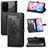 Leather Case Stands Fashionable Pattern Flip Cover Holder for Xiaomi Mi 11i 5G