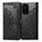 Leather Case Stands Fashionable Pattern Flip Cover Holder for Xiaomi Mi 11i 5G Black