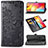 Leather Case Stands Fashionable Pattern Flip Cover Holder for Xiaomi Mi Note 10 Lite