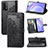 Leather Case Stands Fashionable Pattern Flip Cover Holder for Xiaomi Redmi 9 Power