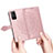 Leather Case Stands Fashionable Pattern Flip Cover Holder for Xiaomi Redmi Note 12S