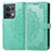 Leather Case Stands Fashionable Pattern Flip Cover Holder for Xiaomi Redmi Note 13 5G Green