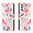 Leather Case Stands Fashionable Pattern Flip Cover Holder H01X for Samsung Galaxy A13 4G
