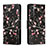 Leather Case Stands Fashionable Pattern Flip Cover Holder H01X for Samsung Galaxy S22 Plus 5G