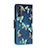 Leather Case Stands Fashionable Pattern Flip Cover Holder H01X for Samsung Galaxy S23 5G