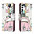 Leather Case Stands Fashionable Pattern Flip Cover Holder H02X for Samsung Galaxy A13 4G