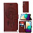 Leather Case Stands Fashionable Pattern Flip Cover Holder JX1 for Samsung Galaxy M02