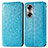 Leather Case Stands Fashionable Pattern Flip Cover Holder S01D for Huawei Honor 60 5G