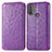 Leather Case Stands Fashionable Pattern Flip Cover Holder S01D for Motorola Moto E20