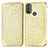 Leather Case Stands Fashionable Pattern Flip Cover Holder S01D for Motorola Moto E20