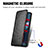 Leather Case Stands Fashionable Pattern Flip Cover Holder S01D for Motorola Moto Edge 30 Pro 5G