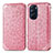 Leather Case Stands Fashionable Pattern Flip Cover Holder S01D for Motorola Moto Edge 30 Pro 5G