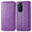 Leather Case Stands Fashionable Pattern Flip Cover Holder S01D for Motorola Moto Edge 30 Pro 5G