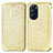 Leather Case Stands Fashionable Pattern Flip Cover Holder S01D for Motorola Moto Edge 30 Pro 5G