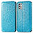 Leather Case Stands Fashionable Pattern Flip Cover Holder S01D for Motorola Moto G Stylus (2021)