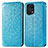 Leather Case Stands Fashionable Pattern Flip Cover Holder S01D for Oppo Find X5 5G Blue