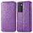 Leather Case Stands Fashionable Pattern Flip Cover Holder S01D for Realme GT Master Explorer 5G Purple