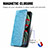 Leather Case Stands Fashionable Pattern Flip Cover Holder S01D for Realme Q3 5G