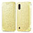 Leather Case Stands Fashionable Pattern Flip Cover Holder S01D for Samsung Galaxy A01 SM-A015