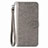 Leather Case Stands Fashionable Pattern Flip Cover Holder S01D for Samsung Galaxy A02