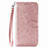 Leather Case Stands Fashionable Pattern Flip Cover Holder S01D for Samsung Galaxy A02