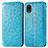 Leather Case Stands Fashionable Pattern Flip Cover Holder S01D for Samsung Galaxy A03 Core