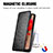 Leather Case Stands Fashionable Pattern Flip Cover Holder S01D for Samsung Galaxy A03s