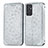 Leather Case Stands Fashionable Pattern Flip Cover Holder S01D for Samsung Galaxy A24 4G