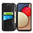 Leather Case Stands Fashionable Pattern Flip Cover Holder S01D for Samsung Galaxy F02S SM-E025F