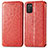 Leather Case Stands Fashionable Pattern Flip Cover Holder S01D for Samsung Galaxy F02S SM-E025F Red
