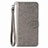 Leather Case Stands Fashionable Pattern Flip Cover Holder S01D for Samsung Galaxy M02