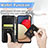 Leather Case Stands Fashionable Pattern Flip Cover Holder S01D for Samsung Galaxy M02s