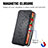 Leather Case Stands Fashionable Pattern Flip Cover Holder S01D for Samsung Galaxy M11