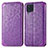 Leather Case Stands Fashionable Pattern Flip Cover Holder S01D for Samsung Galaxy M32 4G