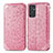 Leather Case Stands Fashionable Pattern Flip Cover Holder S01D for Samsung Galaxy Quantum2 5G