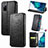 Leather Case Stands Fashionable Pattern Flip Cover Holder S01D for Samsung Galaxy S20 FE (2022) 5G