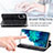 Leather Case Stands Fashionable Pattern Flip Cover Holder S01D for Samsung Galaxy S20 FE (2022) 5G