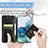 Leather Case Stands Fashionable Pattern Flip Cover Holder S01D for Samsung Galaxy S20 Plus