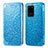 Leather Case Stands Fashionable Pattern Flip Cover Holder S01D for Samsung Galaxy S20 Ultra 5G