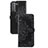 Leather Case Stands Fashionable Pattern Flip Cover Holder S01D for Samsung Galaxy S24 Plus 5G