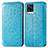 Leather Case Stands Fashionable Pattern Flip Cover Holder S01D for Vivo V20 (2021)