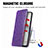 Leather Case Stands Fashionable Pattern Flip Cover Holder S01D for Vivo V23 Pro 5G