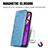 Leather Case Stands Fashionable Pattern Flip Cover Holder S01D for Vivo Y01A