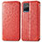 Leather Case Stands Fashionable Pattern Flip Cover Holder S01D for Vivo Y21