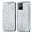 Leather Case Stands Fashionable Pattern Flip Cover Holder S01D for Vivo Y21