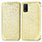 Leather Case Stands Fashionable Pattern Flip Cover Holder S01D for Vivo Y3s (2021)