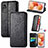 Leather Case Stands Fashionable Pattern Flip Cover Holder S01D for Xiaomi Civi 1S 5G