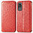 Leather Case Stands Fashionable Pattern Flip Cover Holder S01D for Xiaomi Civi 1S 5G Red