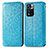 Leather Case Stands Fashionable Pattern Flip Cover Holder S01D for Xiaomi Mi 11i 5G (2022) Blue