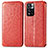 Leather Case Stands Fashionable Pattern Flip Cover Holder S01D for Xiaomi Mi 11i 5G (2022) Red